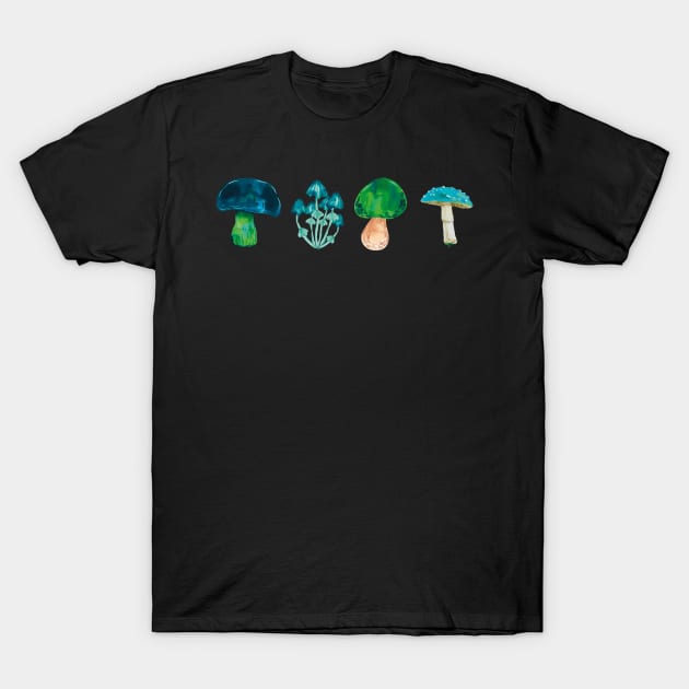 Cottage Core Mushroom T-Shirt by dollartrillz